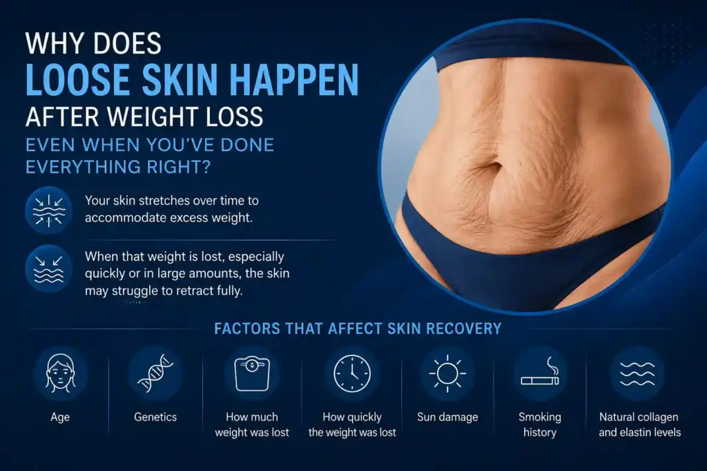 Why Does Loose Skin Happen After Weight Loss Even When You’ve Done Everything Right Tamworth?