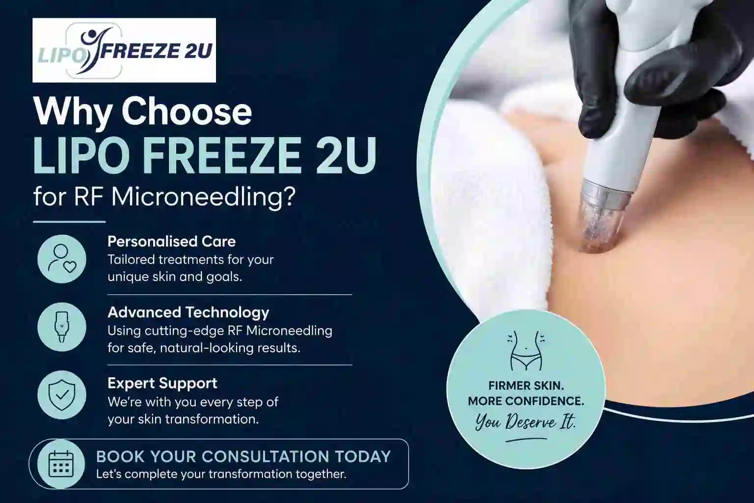 Why Choose LIPO FREEZE 2U for RF Microneedling Tamworth?
