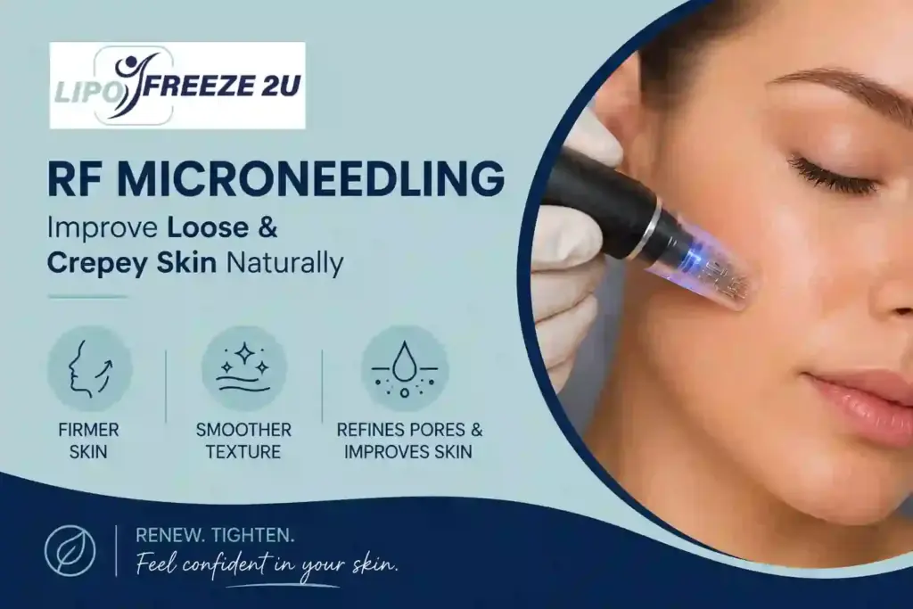 Can RF Microneedling Help Improve Loose and Crepey Skin Tamworth?